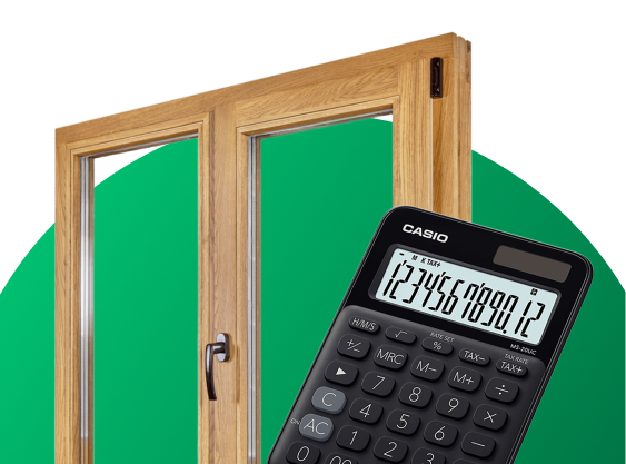 Получите <span>расчет стоимости<br />деревянных окон</span> со стеклопакетом - фото моб.