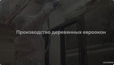 Производство деревянных евроокон Goodwin